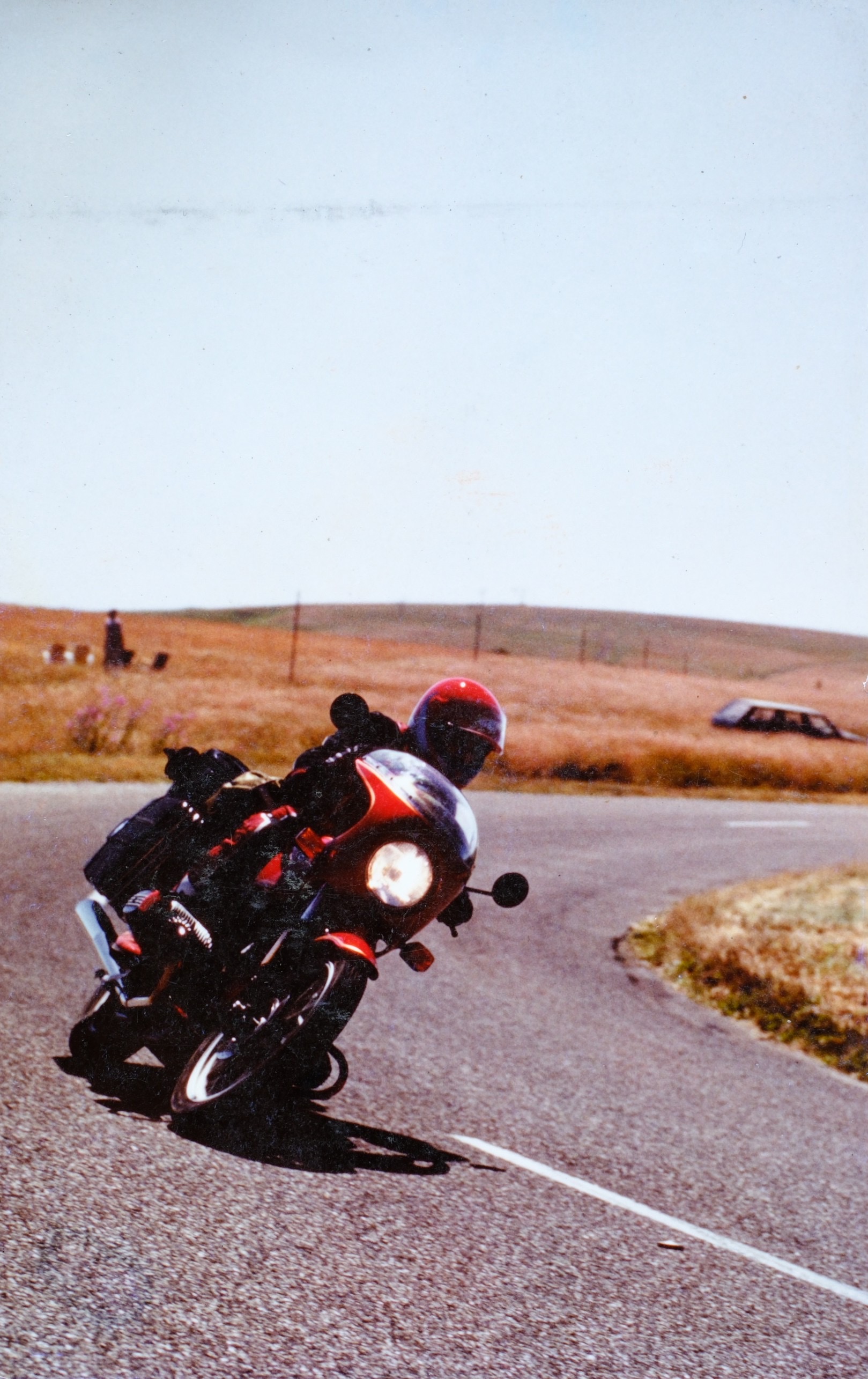 Mario Cortesi früher auf dem Motorrad